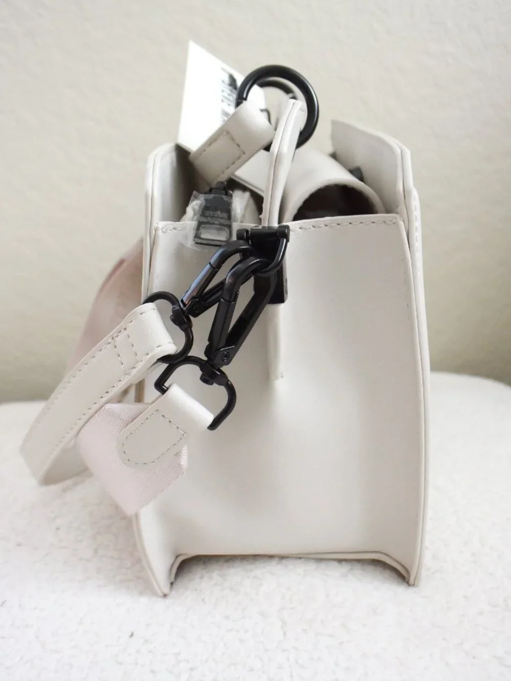 *Steve Madden* Cream Bevelyn Bats Satchel Crossbody Shoulder Bag/Purse- Limited.